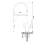 Смеситель для кухни с гибким изливом Shevanik S178 S178H