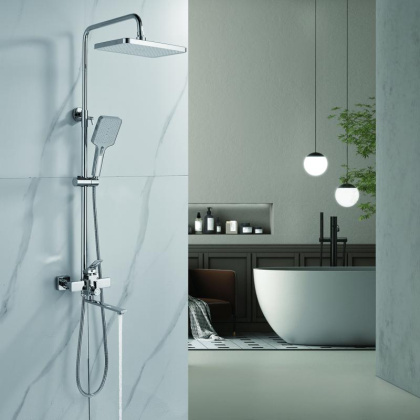 Душевая стойка со смесителем Shevanik S61 S6136 Душевая стойка со смесителем Shevanik S61 S6136