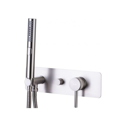 Смеситель для душа Allen Brau Priority 5.31009-BN (с внутренней частью) никель браш