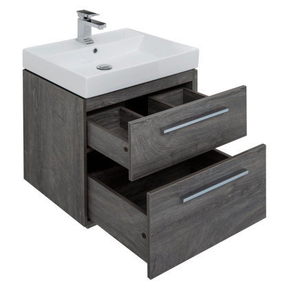 Мебель для ванной Aquanet Nova 60 дуб рошелье (2 ящика) Мебель для ванной Aquanet Nova 60 дуб рошелье (2 ящика)