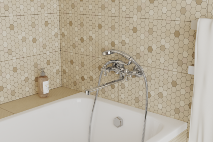 Смеситель для ванны с длинным поворотным изливом RUSH Bianki (BI7650-51)