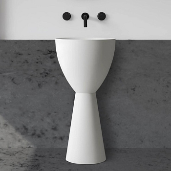 Раковина отдельностоящая ABBER Stein AS2507 белая матовая Раковина отдельностоящая ABBER Stein AS2507 белая матовая