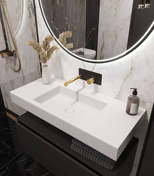 Столешница моноблок FLAT ST 100см (1004*452*100) Столешница моноблок FLAT ST 100см (1004*452*100)