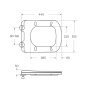 Чаша подвесного унитаза BelBagno PRADO BB10150CH Чаша подвесного унитаза BelBagno PRADO BB10150CH