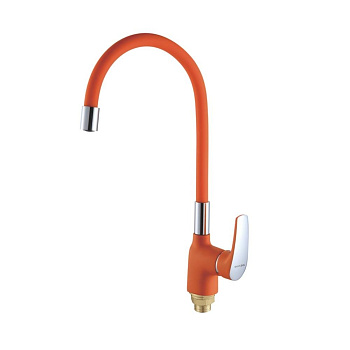 Смеситель для кухни латунь орнажевый S443-4