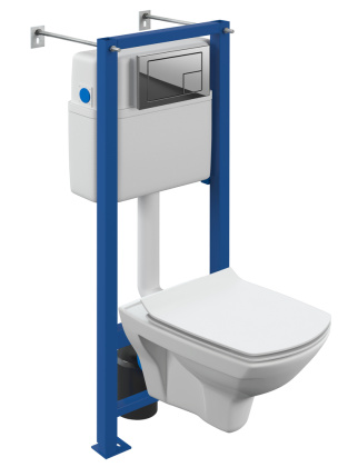 Комплект CARINA XL CO DPL EO slim + VECTOR + CORNER хром глянцевый