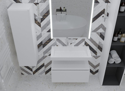 Ящик под столешницу 60см WHITE глянец VALLESSI UNO-S 897-060-W Boheme Ящик под столешницу 60см WHITE глянец VALLESSI UNO-S 897-060-W Boheme